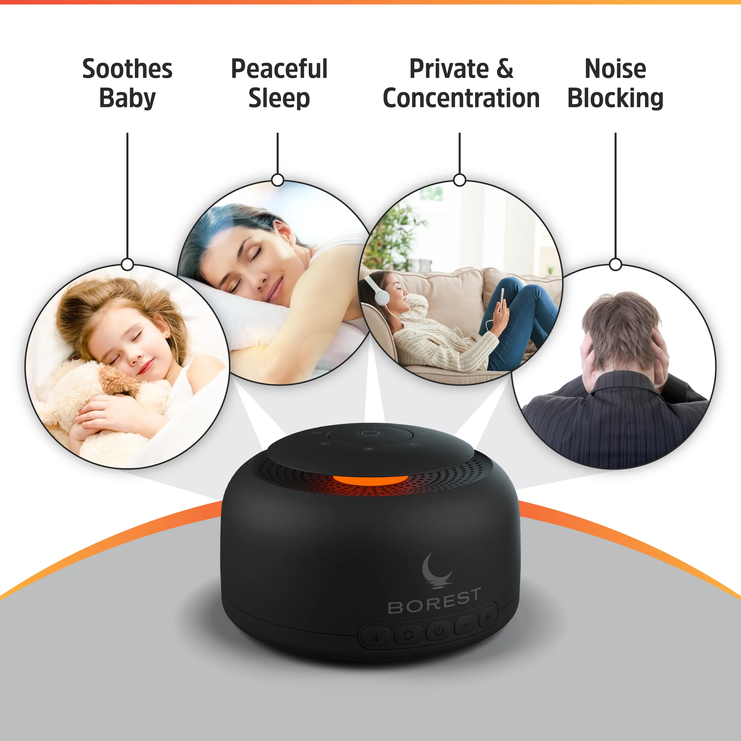 Borest — white noise machine listing — image 1