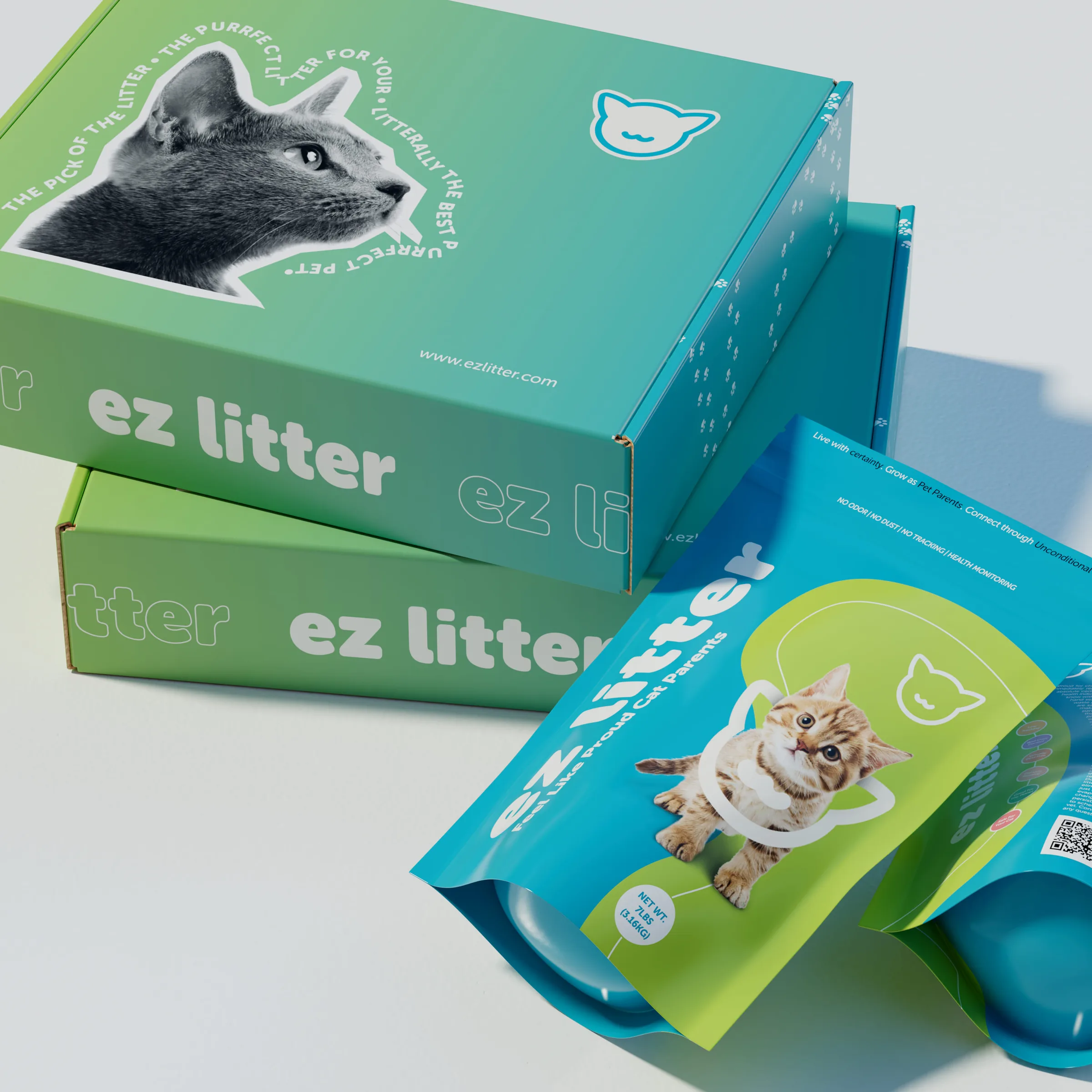 EZ Litter — pouch & box system — image 2