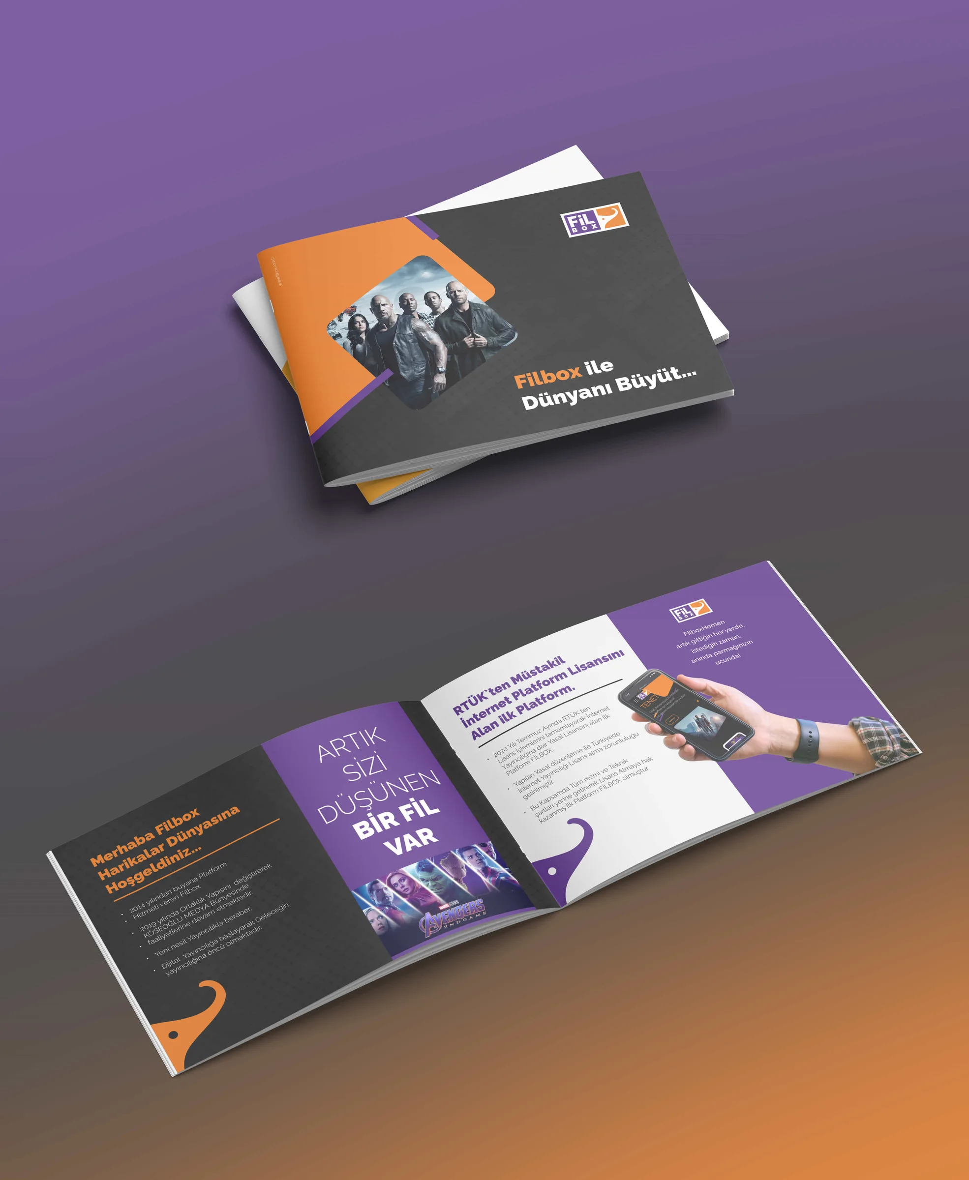 Filbox — streaming platform brochure — image 1