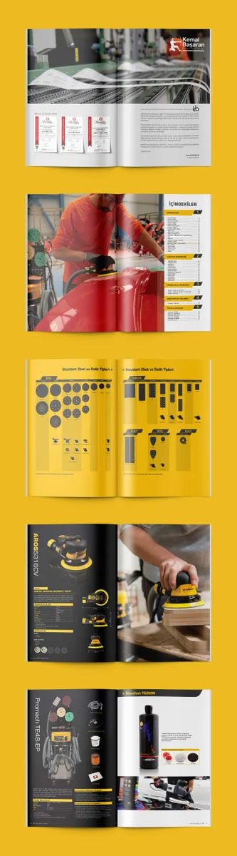 Kemal Başaran — industrial sanding tools catalog