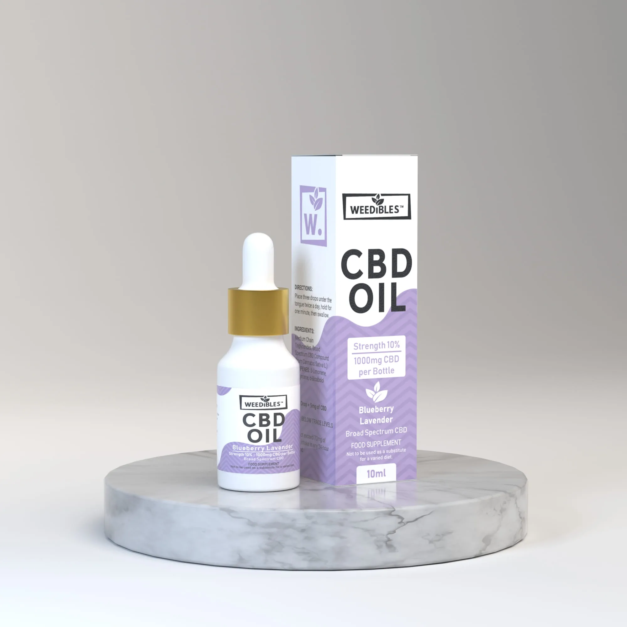 Weedibles — CBD Oil box — image 1